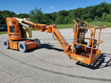 2007 JLG E300AJP ARTICULATING BOOM LIFT AERIAL LIFT WITH JIB 30' REACH ELECTRIC 1135 HOURS STOCK # BF9244849-RIL - United Lift Used & New Forklift Telehandler Scissor Lift Boomlift