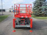2014 SKYJACK SJ6826RT SCISSOR LIFT 26' REACH GASOLINE PNEUMATIC TIRES 1479 HOURS STOCK # BF9243339-HLNY - United Lift Used & New Forklift Telehandler Scissor Lift Boomlift