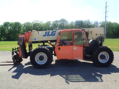 2008 JLG G10-55A 10000 LB DIESEL TELESCOPIC FORKLIFT TELEHANDLER PNEUMATIC 4WD ENCLOSED CAB STOCK # BF9536549-ASOH - United Lift Used & New Forklift Telehandler Scissor Lift Boomlift