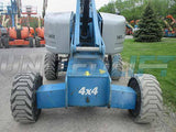 2013 GENIE S65 TELESCOPIC STRAIGHT BOOM LIFT AERIAL LIFT WITH JIB ARM 65' REACH DIESEL 4WD 4124 HOURS STOCK # BF9619389-HLNY - United Lift Used & New Forklift Telehandler Scissor Lift Boomlift