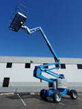 2011 GENIE Z60/34 ARTICULATING BOOM LIFT AERIAL LIFT WITH JIB ARM 60' REACH DUAL FUEL 3310 HOURS STOCK # BF9257339-RIL - United Lift Equipment LLC
