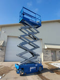 2013 GENIE GS3232 SCISSOR LIFT 32' REACH ELECTRIC SMOOTH CUSHION TIRES 225 HOURS STOCK # BF9697709-RIL - United Lift Used & New Forklift Telehandler Scissor Lift Boomlift