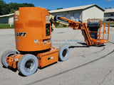2007 JLG E300AJP ARTICULATING BOOM LIFT AERIAL LIFT WITH JIB 30' REACH ELECTRIC 1135 HOURS STOCK # BF9244849-RIL - United Lift Used & New Forklift Telehandler Scissor Lift Boomlift