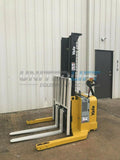 2009 YALE MSW040SEN24TV087 4000 LB ELECTRIC FORKLIFT WALKIE STACKER CUSHION 87/130 2 STAGE MAST SIDE SHIFTER 3649 HOURS STOCK # 6426-117726-ARB - United Lift Used & New Forklift Telehandler Scissor Lift Boomlift