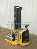 2009 YALE MSW040SEN24TV087 4000 LB ELECTRIC FORKLIFT WALKIE STACKER CUSHION 87/130 2 STAGE MAST SIDE SHIFTER 3649 HOURS STOCK # 6426-117726-ARB - United Lift Used & New Forklift Telehandler Scissor Lift Boomlift