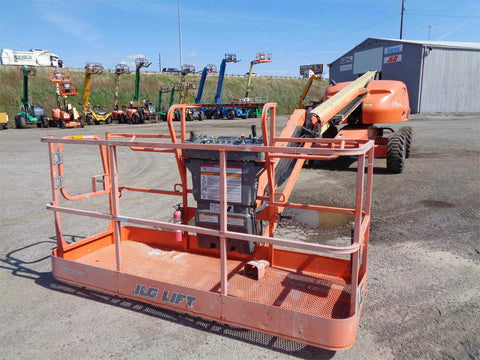 2012 JLG 460SJ STRAIGHT BOOM LIFT AERIAL LIFT WITH JIB ARM 46' REACH DIESEL 4WD 2538 HOURS STOCK # BF9321489-VAOH - United Lift Equipment LLC