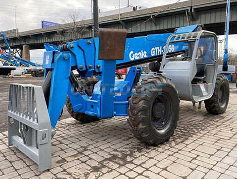 2006 GENIE GTH-1056 10000 LB DIESEL TELESCOPIC FORKLIFT TELEHANDLER OPEN CAB PNEUMATIC 4WD 3962 HOURS STOCK # BF9443219-NLEPA - United Lift Used & New Forklift Telehandler Scissor Lift Boomlift