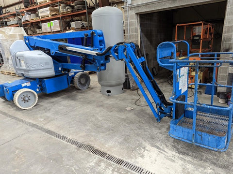 2014 GENIE Z40/23NRJ ARTICULATING BOOM LIFT AERIAL NARROW ISLE LIFT WITH JIB ARM 40' REACH ELECTRIC STOCK # BF9284529-WIB - United Lift Equipment LLC