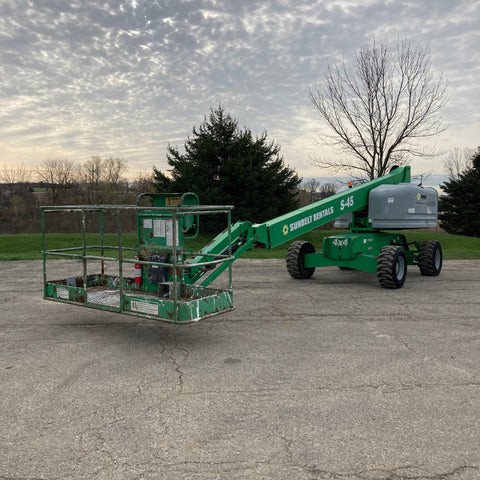 2012 GENIE S45 TELESCOPIC BOOM LIFT AERIAL LIFT 45' REACH DUAL FUEL 4WD 2664 HOURS STOCK # BF9314549-WIB - United Lift Equipment LLC