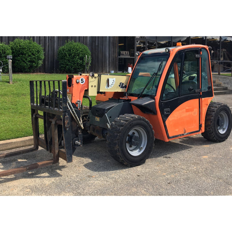 2012 JLG G5-18A 5500 LB DIESEL TELESCOPIC ENCLOSED CAB FORKLIFT 4WD 940 HOURS STOCK #  BF944519-ACGA - United Lift Used & New Forklift Telehandler Scissor Lift Boomlift