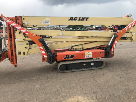 2012 JLG X700AJ CRAWLER BOOM LIFT ARTICULATING WITH JIB ARM LIFT ELECTRIC 70' REACH TRAX TIRES 1300 HOURS STOCK # BF9754829-KKMO - United Lift Used & New Forklift Telehandler Scissor Lift Boomlift