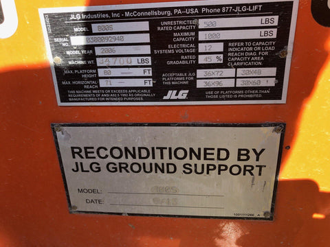 0 JLG 800S