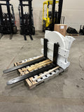 CASCADE CLASS 4 FORK ROTATOR FORKLIFT ATTACHEMENT FITS 24" HIGH FORKLIFT CARRIAGE 10,000 LB CAPACITY RECONDITIONED BF948179-BUF - United Lift Equipment LLC