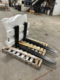 CASCADE CLASS 4 FORK ROTATOR FORKLIFT ATTACHEMENT FITS 24" HIGH FORKLIFT CARRIAGE 10,000 LB CAPACITY RECONDITIONED BF948179-BUF - United Lift Equipment LLC