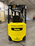 2012 YALE ERC050VG 5000 LB 36 VOLT ELECTRIC FORKLIFT 85/194" THREE STAGE MAST SIDE SHIFTER ORK STOCK # BF989779-BUF - United Lift Equipment LLC