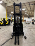 2016 YALE NDR035EB 3500 LB DEEP REACH 48" SCISSOR ELECTRIC FORKLIFT 131/302" 3 STAGE MAST SIDE SHIFTER STOCK # BF9195619-BUF - United Lift Equipment LLC