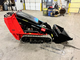 2017 TORO DINGO TX427 MINI SKID STEER LOADER BUCKET ATTACHMENT ONLY 878 HOURS Gasoline 22321G BF9161759-BUF - United Lift Equipment LLC