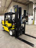 2016 YALE GLC120SVXN 12000 LB LP GAS FORKLIFT CUSHION 106/220" 3 STAGE MAST SIDE SHIFTING FORK POSITIONER STOCK # BF9391189-BUF - United Lift Equipment LLC