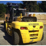 2016 HYUNDAI 180D 40000 LB DIESEL FORKLIFT PNEUMATIC 178"" 2 STAGE MAST SIDE SHIFT FORK POSITIONER ENCLOSED CAB HEAT AC STOCK # BF91189-LVAL - United Lift Used & New Forklift Telehandler Scissor Lift Boomlift