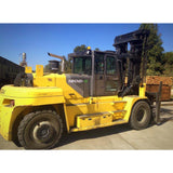 2016 HYUNDAI 180D 40000 LB DIESEL FORKLIFT PNEUMATIC 178"" 2 STAGE MAST SIDE SHIFT FORK POSITIONER ENCLOSED CAB HEAT AC STOCK # BF91189-LVAL - United Lift Used & New Forklift Telehandler Scissor Lift Boomlift