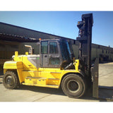 2016 HYUNDAI 180D 40000 LB DIESEL FORKLIFT PNEUMATIC 178"" 2 STAGE MAST SIDE SHIFT FORK POSITIONER ENCLOSED CAB HEAT AC STOCK # BF91189-LVAL - United Lift Used & New Forklift Telehandler Scissor Lift Boomlift