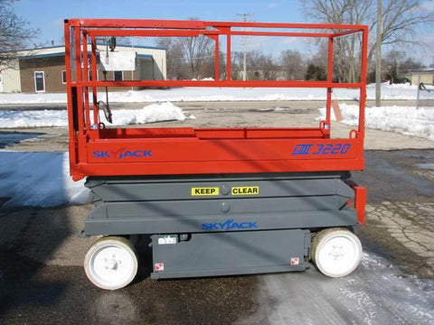 2008 SKYJACK SJIII3220 SCISSOR LIFT 20' REACH ELECTRIC SMOOTH CUSHION TIRES 157 HOURS STOCK # BF946529-WIBIL - United Lift Used & New Forklift Telehandler Scissor Lift Boomlift