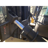 2016 HYUNDAI 180D 40000 LB DIESEL FORKLIFT PNEUMATIC 178"" 2 STAGE MAST SIDE SHIFT FORK POSITIONER ENCLOSED CAB HEAT AC STOCK # BF91189-LVAL - United Lift Used & New Forklift Telehandler Scissor Lift Boomlift