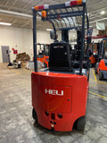 2022 HELI CPD25 5000 LB 48 VOLT LITHIUM ION BATTERY ELECTRIC FORKLIFT CUSHION SMOOTH TIRES 85/189" 3 STAGE MAST SIDE SHIFTER CHARGER INCLUDED STOCK # BF9359539-BUF - United Lift Equipment LLC