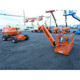 2008 JLG 460SJ TELESCOPIC BOOM LIFT AERIAL LIFT WITH JIB ARM 46' REACH DIESEL 4WD STOCK 3899 HOURS # BF9319289-399-BNY - United Lift Used & New Forklift Telehandler Scissor Lift Boomlift