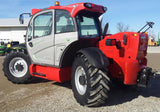 2014 MANITOU MLT 840-115PS 9000 LB DIESEL PNEUMATIC TELEHANDLER ENCLOSED CAB 25' REACH 1800 HOURS STOCK # BF91087209-MIB - United Lift Used & New Forklift Telehandler Scissor Lift Boomlift