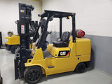 2015 CAT GC55K 12000 LB LP GAS FORKLIFT CUSHION 91/132" 2 STAGE MAST FORK SIDE SHIFTING POSITIONER 6850 HOURS STOCK # BF9321179-NXOH - United Lift Equipment LLC