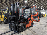 2021 VIPER FD30 6000 LB DIESEL FORKLIFT PNEUMATIC 88/189" 3 STAGE MAST SIDE SHIFTER ENCLOSED HEATED CAB STOCK # BF9286319-BUF - United Lift Equipment LLC