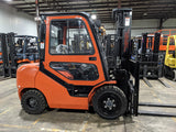 2021 VIPER FD30 6000 LB DIESEL FORKLIFT PNEUMATIC 88/189" 3 STAGE MAST SIDE SHIFTER ENCLOSED HEATED CAB STOCK # BF9286319-BUF - United Lift Equipment LLC
