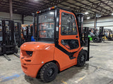 2021 VIPER FD30 6000 LB DIESEL FORKLIFT PNEUMATIC 88/189" 3 STAGE MAST SIDE SHIFTER ENCLOSED HEATED CAB STOCK # BF9286319-BUF - United Lift Equipment LLC