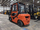 2021 VIPER FD30 6000 LB DIESEL FORKLIFT PNEUMATIC 88/189" 3 STAGE MAST SIDE SHIFTER ENCLOSED HEATED CAB STOCK # BF9286319-BUF - United Lift Equipment LLC