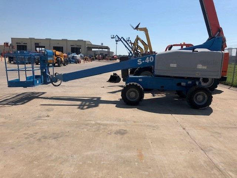 2012 GENIE S40 TELESCOPIC BOOM LIFT AERIAL LIFT 40' REACH DIESEL 4WD 1950 HOURS STOCK # BF9254539-WIBTX - United Lift Used & New Forklift Telehandler Scissor Lift Boomlift