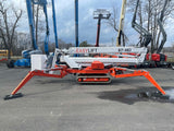 2021 EASY LIFT 87-48AJ CRAWLER BOOM LIFT ARTICULATING WITH JIB ARM LIFT DIESEL 87' REACH TRAX TIRES 1910 HOURS STOCK # BF91098739-NLPA - United Lift Equipment LLC