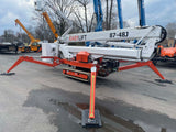 2021 EASY LIFT 87-48AJ CRAWLER BOOM LIFT ARTICULATING WITH JIB ARM LIFT DIESEL 87' REACH TRAX TIRES 1910 HOURS STOCK # BF91098739-NLPA - United Lift Equipment LLC