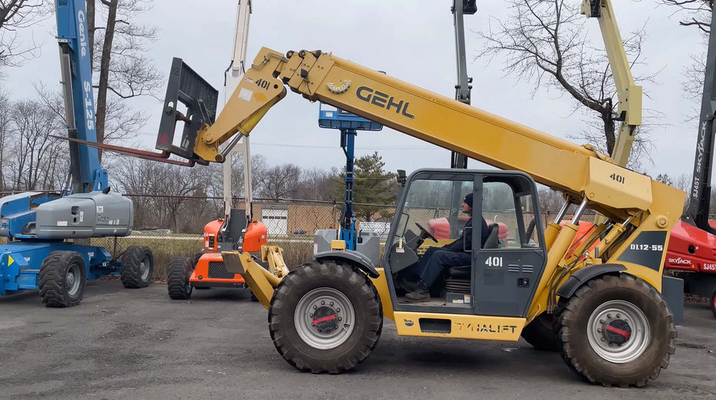 2017 GEHL DL12-55 12000 LB DIESEL TELESCOPIC FORKLIFT TELEHANDLER ...