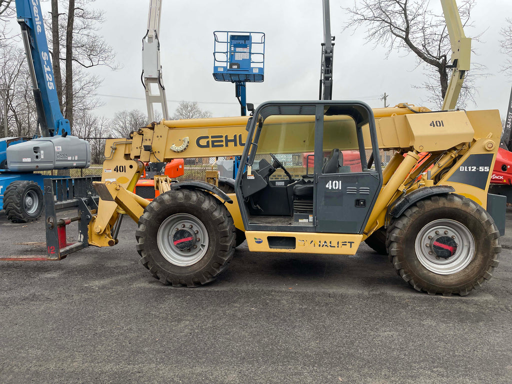 2017 GEHL DL12-55 12000 LB DIESEL TELESCOPIC FORKLIFT TELEHANDLER ...