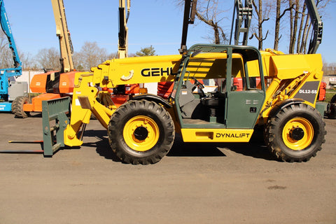 2017 GEHL DL12-55 12000 LB DIESEL TELESCOPIC FORKLIFT TELEHANDLER PNEUMATIC OUTRIGGERS 1801 HOURS STOCK # BF91149729-NLPA - United Lift Equipment LLC