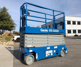 2015 GENIE GS3232 SCISSOR LIFT 32' REACH ELECTRIC SMOOTH CUSHION TIRES OUTRIGGERS STOCK # BF9157529-HLIL - United Lift Used & New Forklift Telehandler Scissor Lift Boomlift
