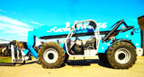 2014 GENIE GTH1056 10000 LB DIESEL TELESCOPIC FORKLIFT TELEHANDLER PNEUMATIC AUXILIARY HYDRAULICS 4WD 5305 HOURS STOCK # BF9728879-BUF - United Lift Equipment LLC