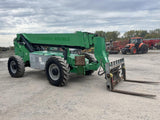 2013 GENIE GTH1056 10000 LB DIESEL TELESCOPIC FORKLIFT TELEHANDLER PNEUMATIC 4WD AUXILIARY HYDRAULICS TILT CARRIAGE 2951 HOURS STOCK # BF9751179- BUF - United Lift Equipment LLC