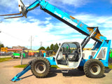 2006 GENIE GTH-1056 10000 LB DIESEL TELESCOPIC FORKLIFT TELEHANDLER OPEN CAB PNEUMATIC 4WD AUXILIARY HYDRAULICS STOCK # BF9451889-BUF - United Lift Equipment LLC