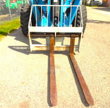 2006 GENIE GTH-1056 10000 LB DIESEL TELESCOPIC FORKLIFT TELEHANDLER OPEN CAB PNEUMATIC 4WD AUXILIARY HYDRAULICS STOCK # BF9451889-BUF - United Lift Equipment LLC