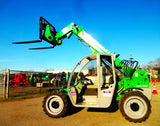 2013 GENIE GTH5519 5500 LB DIESEL TELESCOPIC FORKLIFT TELEHANDLER PNEUMATIC 4WD 1351 HOURS STOCK # BF9481719-BUF - United Lift Equipment LLC