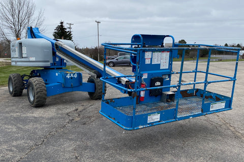 2014 GENIE S40 TELESCOPIC STRAIGHT BOOM LIFT AERIAL LIFT 40' REACH DIESEL  4WD 1998 HOURS STOCK # BF9295519-WIB