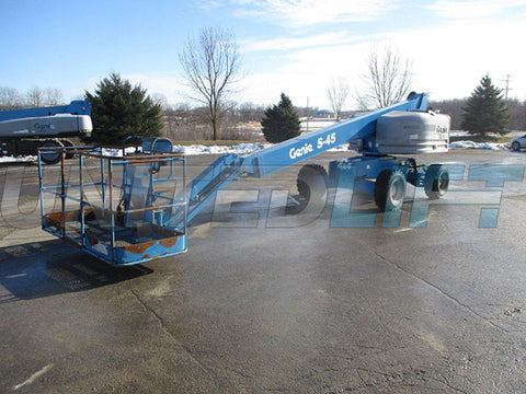 2015 GENIE S45 TELESCOPIC BOOM LIFT AERIAL LIFT 45' REACH DIESEL 4WD 2925 HOURS STOCK # BF9354549-WIB - United Lift Used & New Forklift Telehandler Scissor Lift Boomlift