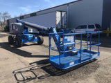 2006 GENIE S45 TELESCOPIC STRAIGHT BOOM LIFT AERIAL LIFT WITH JIB ARM 45' REACH DIESEL 4WD 2025 HOURS STOCK # BF9498749-NLPA - United Lift Equipment LLC